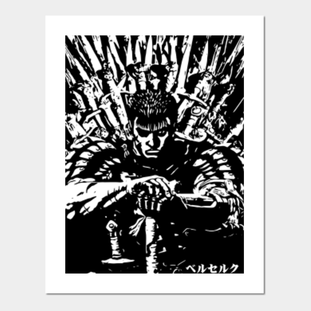 Berserk Guts Manga - Berserk Guts Manga Griffith Anime - Posters and